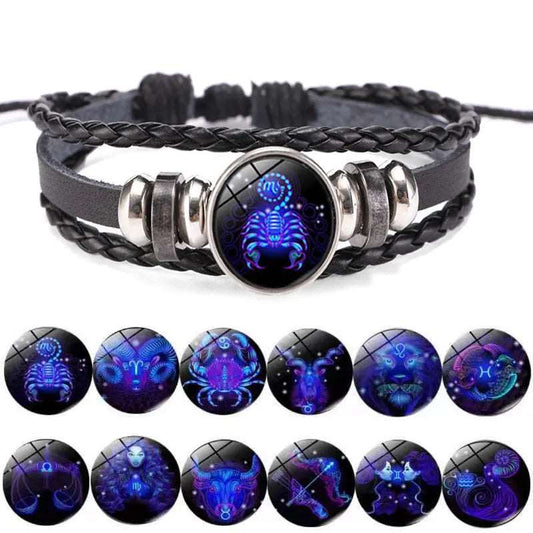 Luminous Bracelet  12 Zodiac Jewelry for men and women